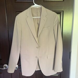 Tan Suit Jacket- 38R Trim fit
